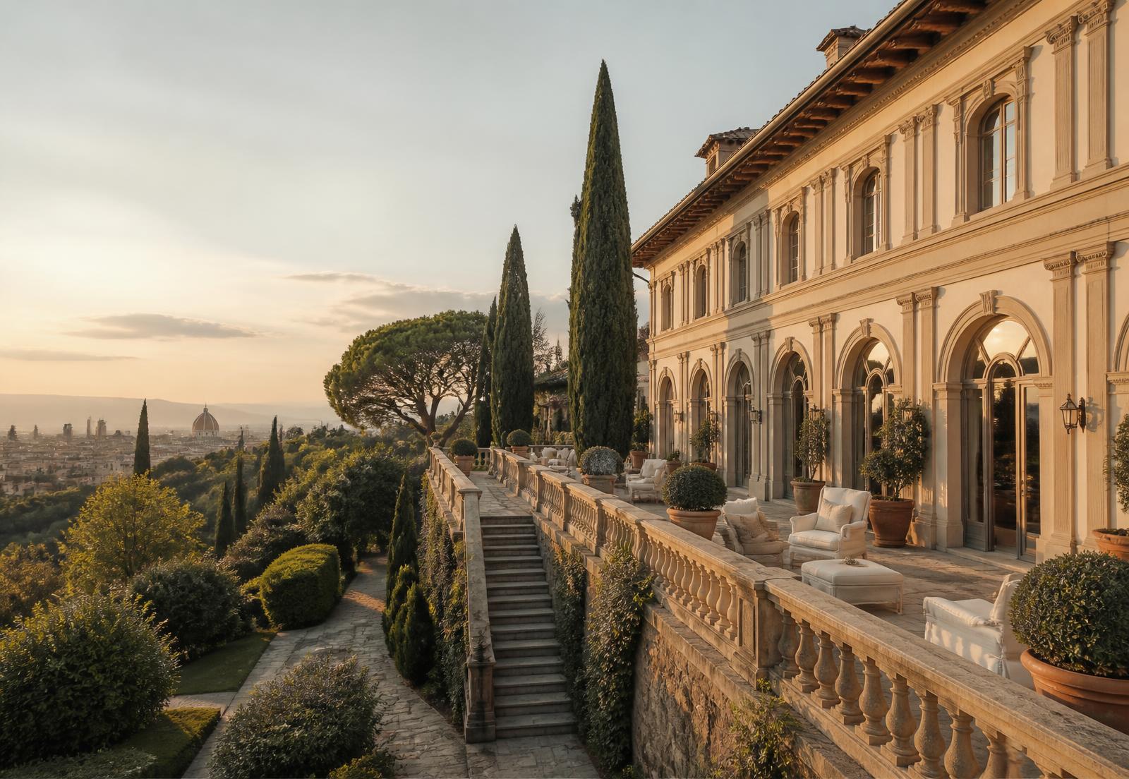 Esclusiva villa in vendita a Firenze con terrazza panoramica
